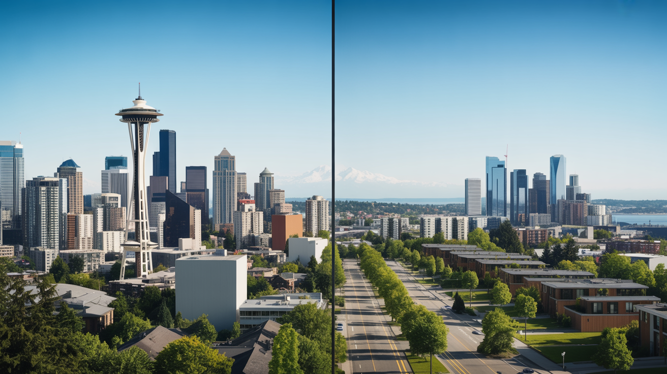 Seattle vs Eastside: 2025 Price Comparison for Tech Workers